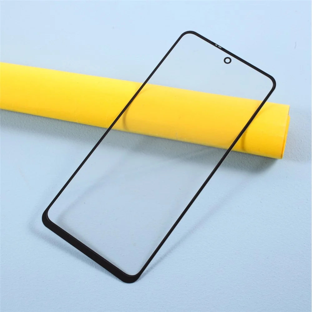 Screen Glass Lens + OCA Adhesive Replace Part for Xiaomi Redmi Note 9S 4G - Black - 5