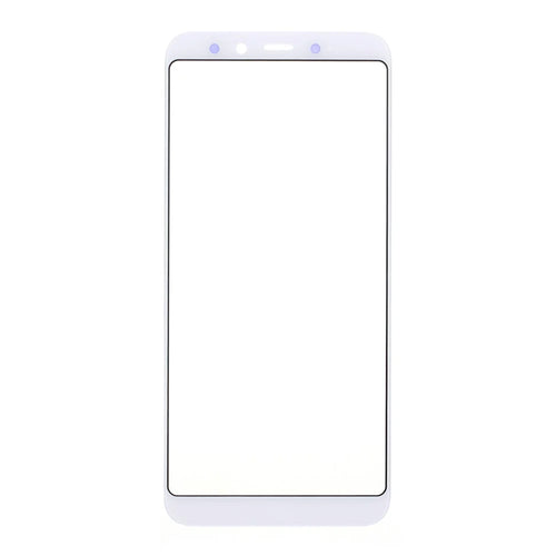 For Xiaomi Mi A2 / Mi 6X (China) Front Screen Glass Lens + OCA Adhesive Replacement Parts (without Logo) - White - 1