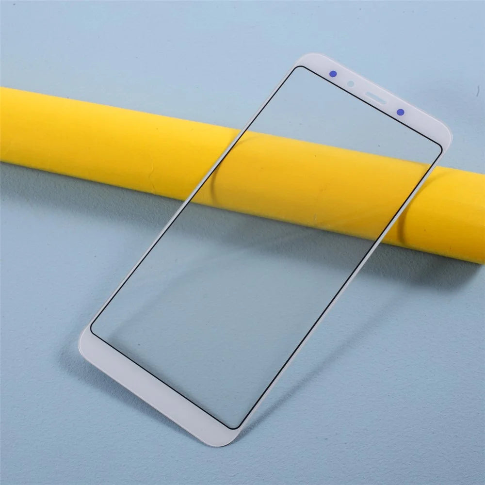 For Xiaomi Mi A2 / Mi 6X (China) Front Screen Glass Lens + OCA Adhesive Replacement Parts (without Logo) - White - 2
