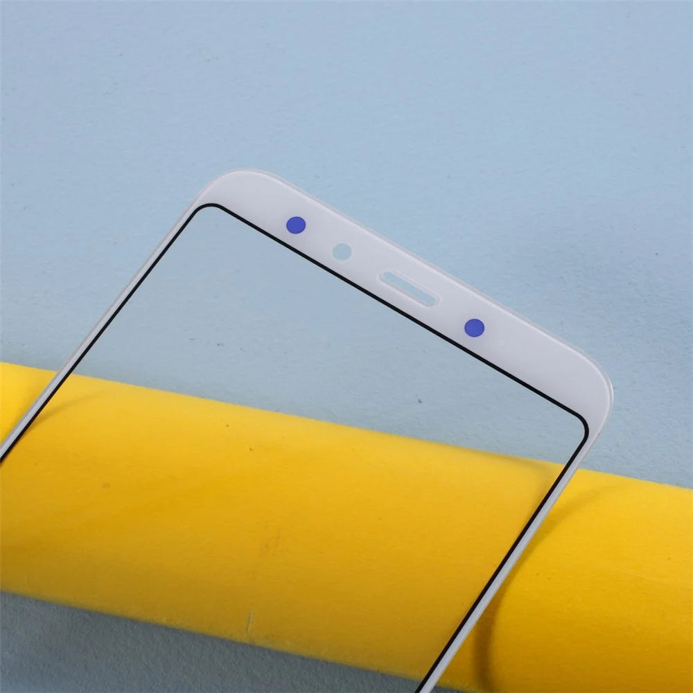 For Xiaomi Mi A2 / Mi 6X (China) Front Screen Glass Lens + OCA Adhesive Replacement Parts (without Logo) - White - 3