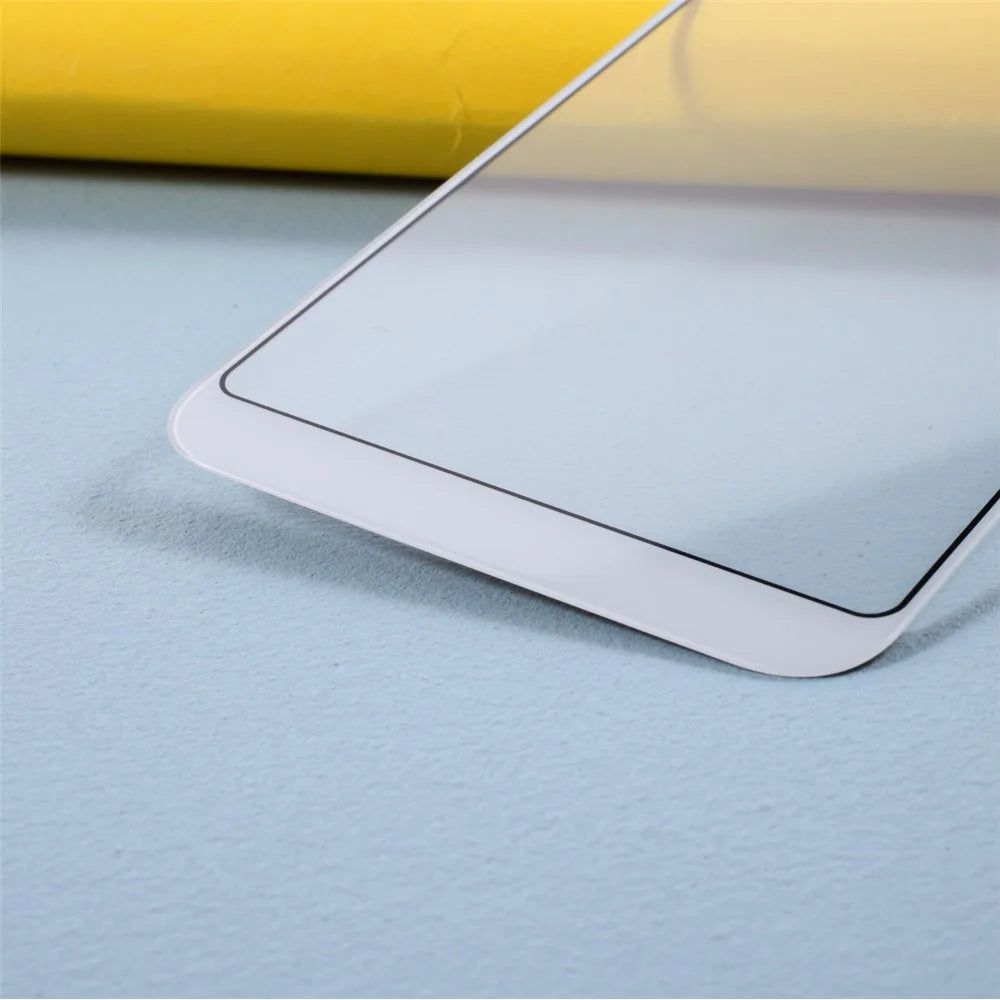 For Xiaomi Mi A2 / Mi 6X (China) Front Screen Glass Lens + OCA Adhesive Replacement Parts (without Logo) - White - 4
