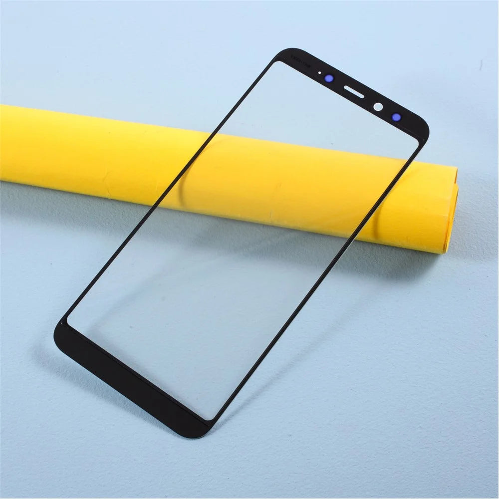 For Xiaomi Mi A2 / Mi 6X (China) Front Screen Glass Lens + OCA Adhesive Replacement Parts (without Logo) - White - 5