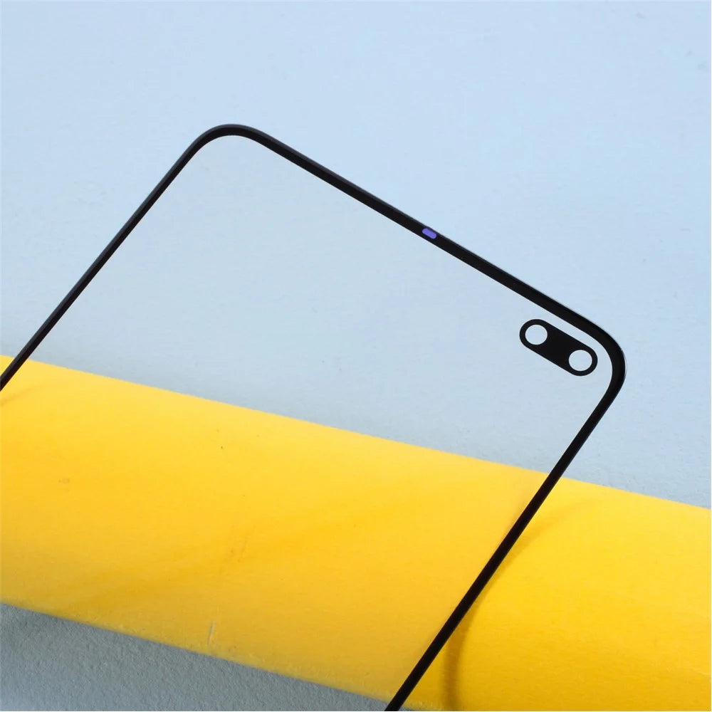 Screen Glass Lens + OCA Adhesive Replace Part for Xiaomi Redmi K30 4G M1912G7BE M1912G7BC - Black - 3