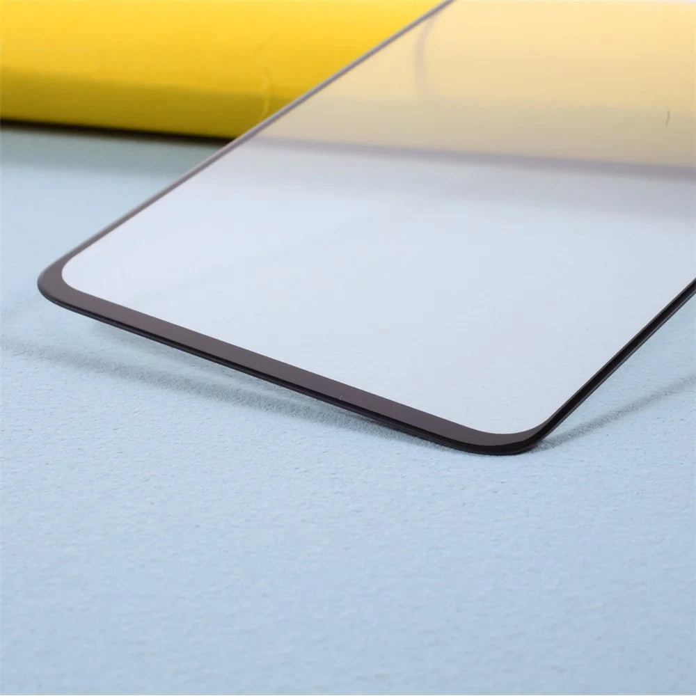 Screen Glass Lens + OCA Adhesive Replace Part for Xiaomi Redmi K30 4G M1912G7BE M1912G7BC - Black - 4