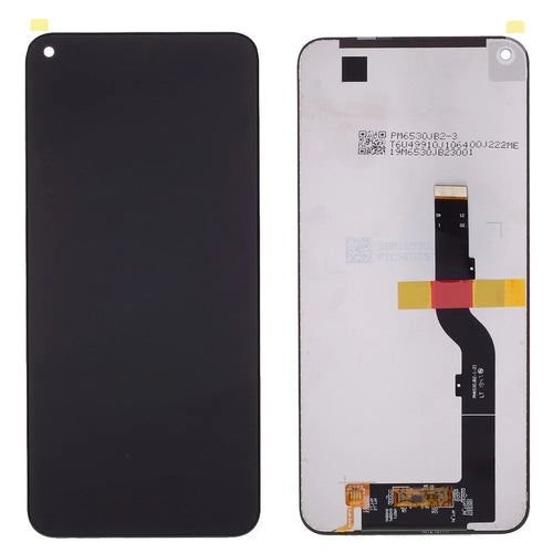 OEM Grade S LCD Screen and Digitizer Assembly Spare Part (without Logo) for TCL 10L T770H - Black - 1