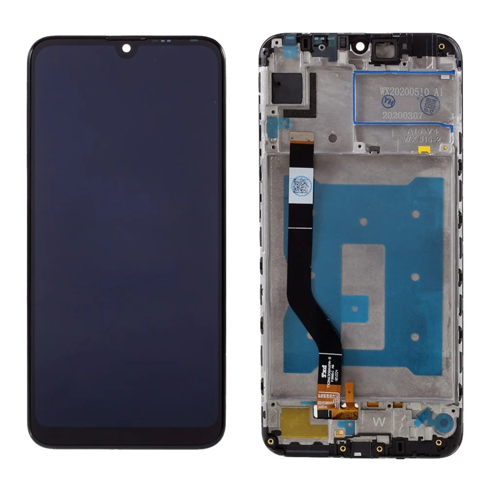 LCD Screen and Digitizer Full Assembly with Frame Repair Part for Huawei Y7 (2019)/Enjoy 9 (11Pin Line Version 4+64GB) - Black - 1