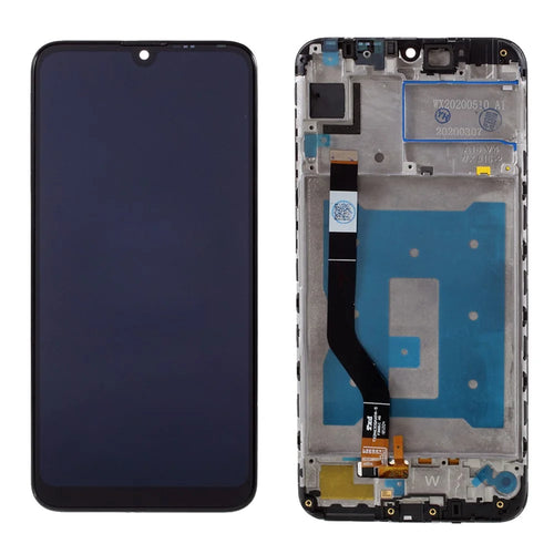 LCD Screen and Digitizer Full Assembly with Frame Repair Part for Huawei Y7 (2019)/Enjoy 9 (11Pin Line Version 4+64GB) - Black - 1