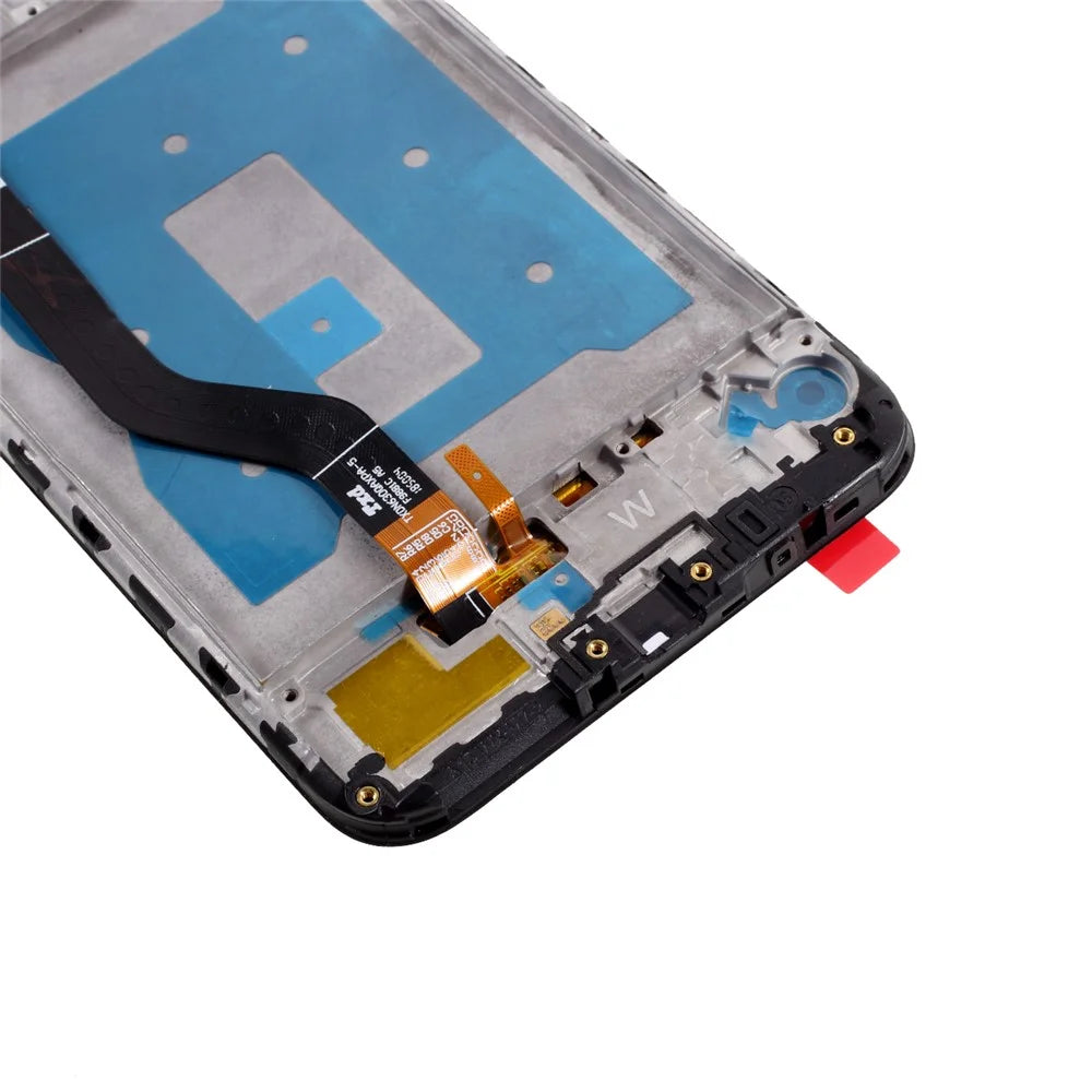 LCD Screen and Digitizer Full Assembly with Frame Repair Part for Huawei Y7 (2019)/Enjoy 9 (11Pin Line Version 4+64GB) - Black - 7