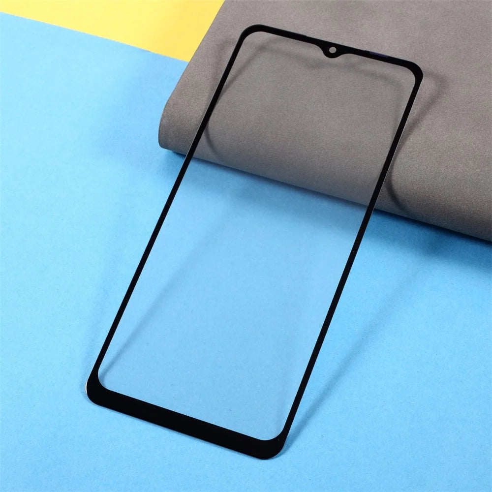 Screen Glass Lens + OCA Adhesive Replacement for Samsung Galaxy A02s (164.2mm) A025 / A03s (164.2mm) - Black - 2