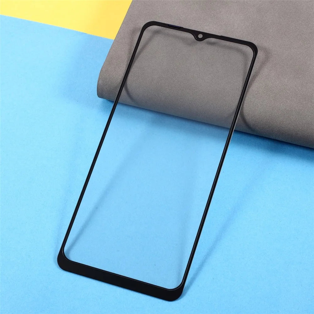 Screen Glass Lens + OCA Adhesive Replacement for Samsung Galaxy A02s (164.2mm) A025 / A03s (164.2mm) - Black - 5