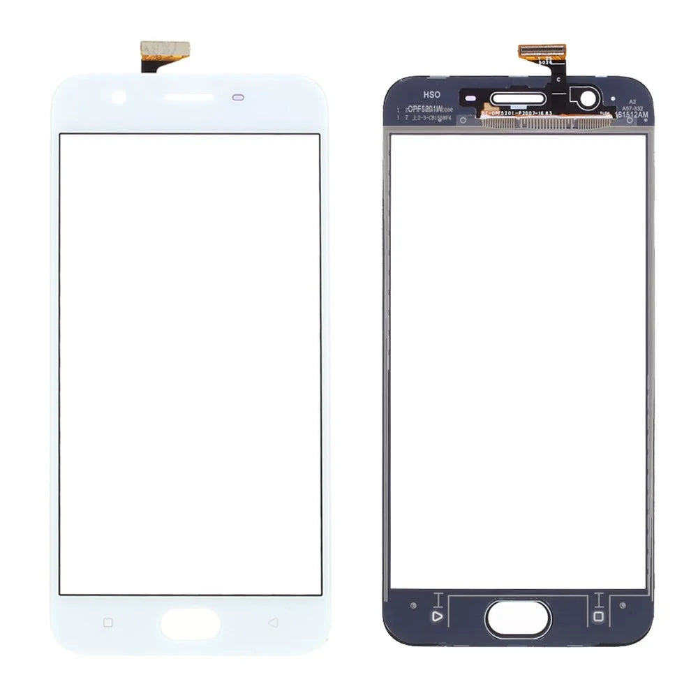 Digitizer Touch Screen Glass Replace Part for Oppo A57 (2016) (without Logo) - White - 1
