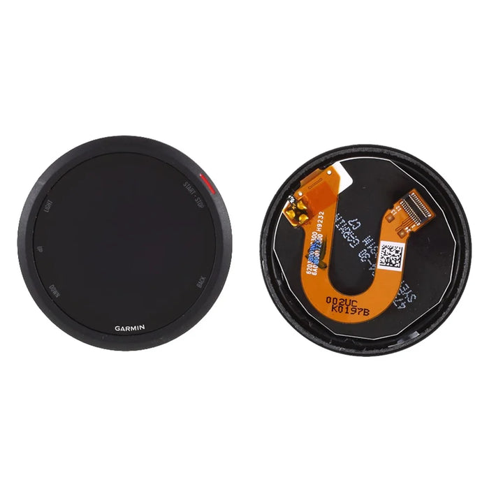 OEM LCD Screen and Digitizer Assembly with Frame for Garmin Forerunner 245 - Black - 1