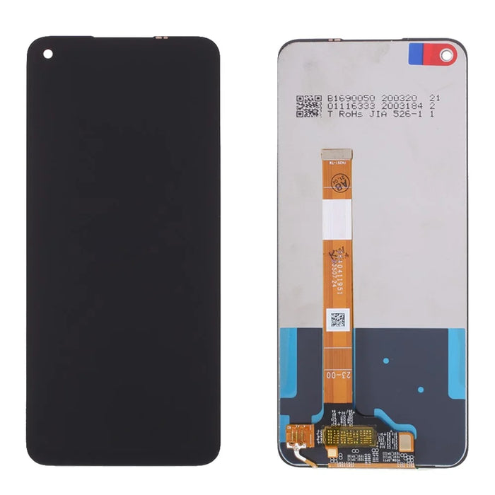 LCD Screen and Digitizer Assembly Spare Replacement Part for Oppo A93 5G - Black - 1