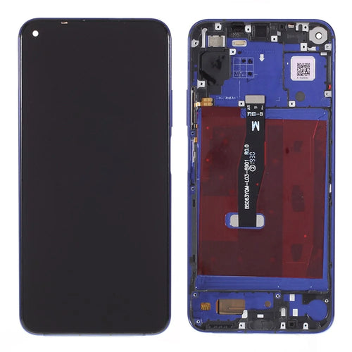 Grade B Assembly LCD Screen and Digitizer Assembly + Frame Part (without Logo) for Huawei Honor 20 YAL-L21 - Blue - 1