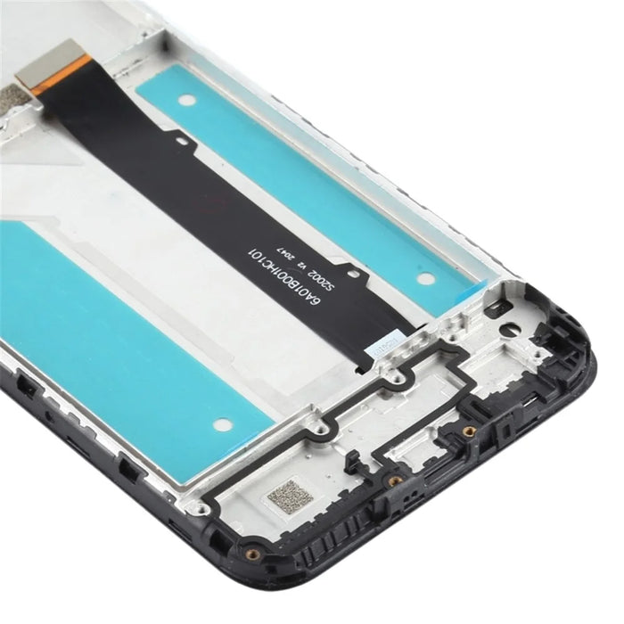 Assembly LCD Screen and Digitizer Assembly + Frame Part (without Logo) for LG K41S LMK410EMW/LM-K410EMW/LM-K410 - Black - 3