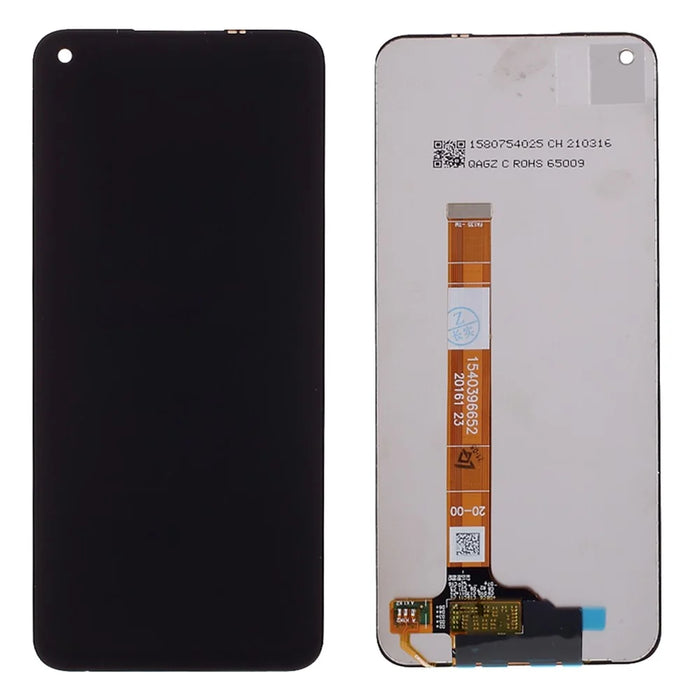 For OPPO A52 LCD Screen and Digitizer Assembly Spare Replacement Part (without Logo) - Black - 1