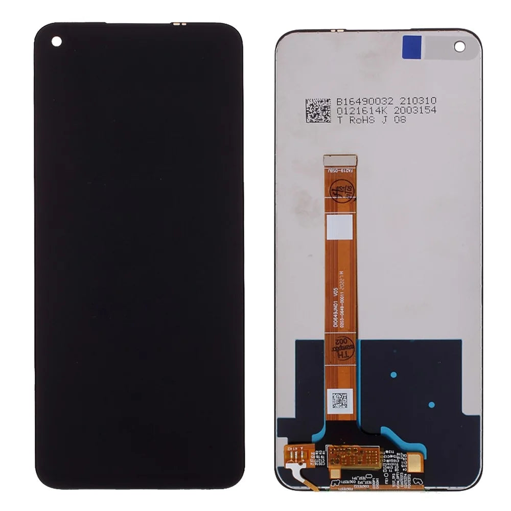 For OPPO A72 LCD Screen and Digitizer Assembly Spare Replacement Part  (without Logo) - Black - 1