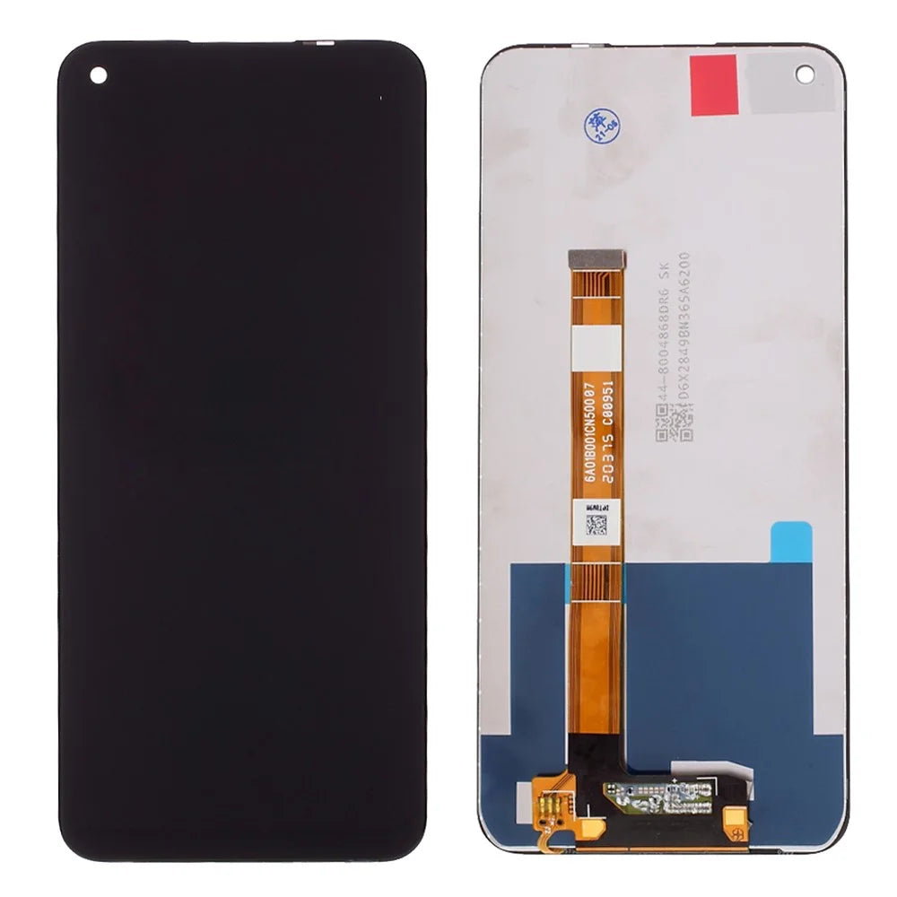 For OPPO A32 / A53 4G / A33 (2020) / A53s LCD Screen and Digitizer Assembly Spare Replacement Part (without Logo)- Black - 1