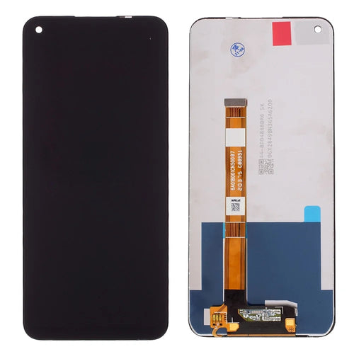 For OPPO A32 / A53 4G / A33 (2020) / A53s LCD Screen and Digitizer Assembly Spare Replacement Part (without Logo)- Black - 1