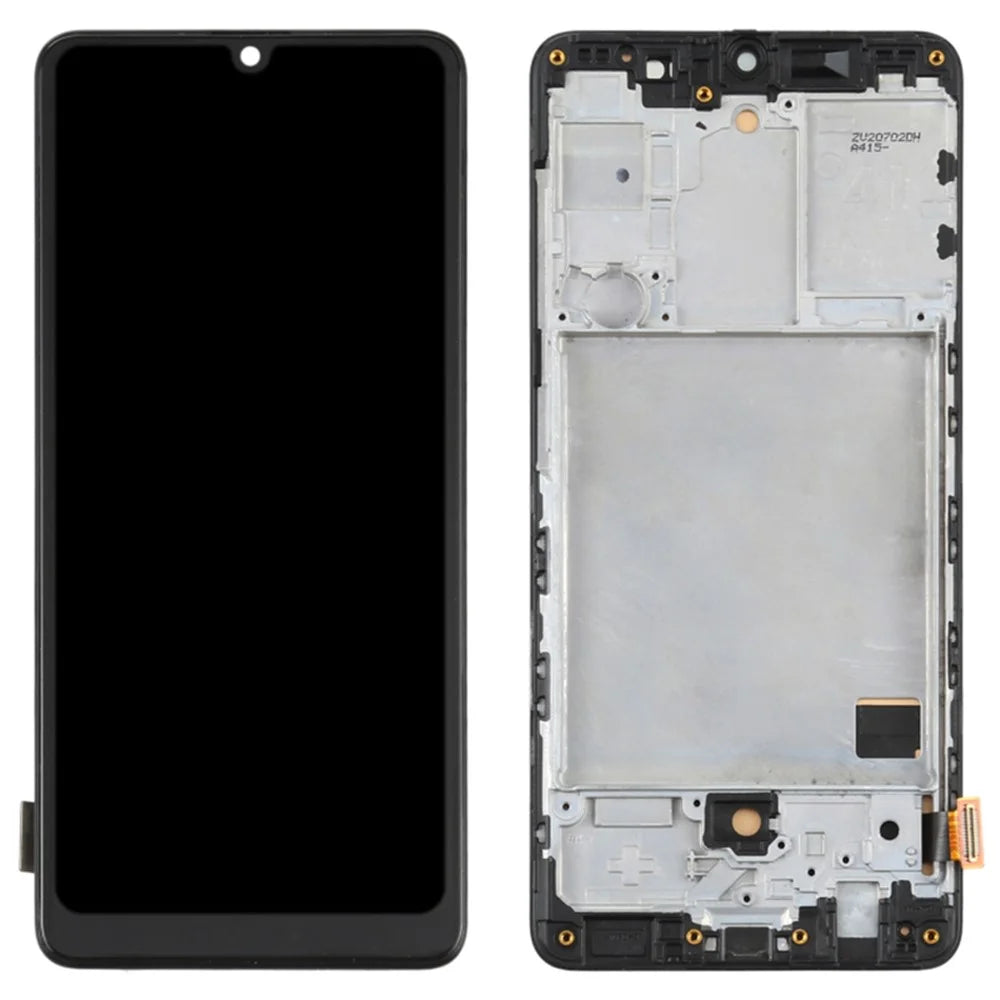 OEM LCD Screen and Digitizer Assembly + Frame Replacement for Samsung Galaxy A41 (Global Version) A415 - 1