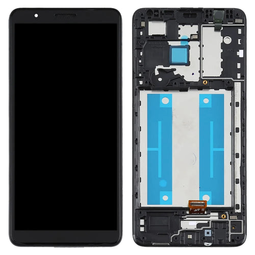 Assembly LCD Screen and Digitizer Assembly + Frame Part (without Logo) for Samsung Galaxy A01 Core A013 - 1