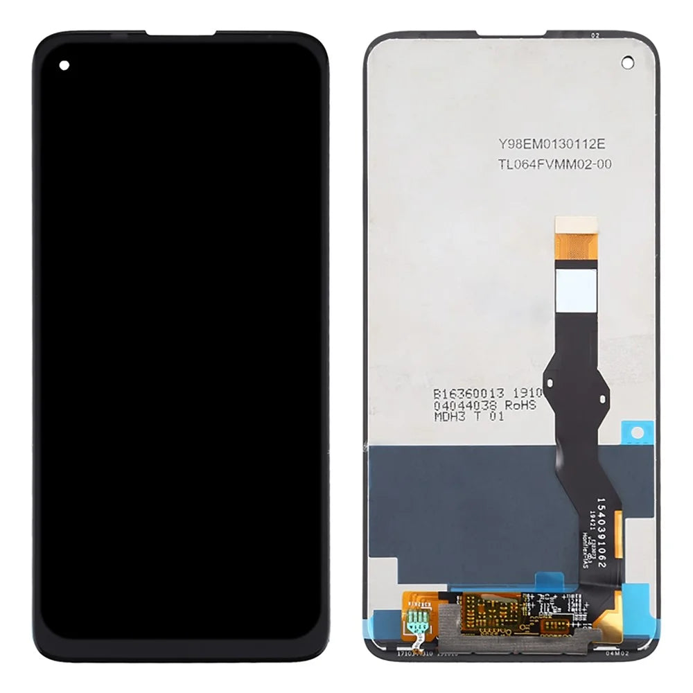 LCD Screen and Digitizer Assembly Part (without logo) for Motorola Moto G Stylus (2020) - Black - 1