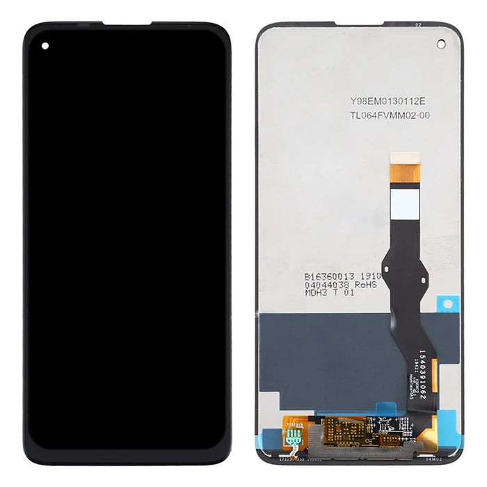 LCD Screen and Digitizer Assembly Part (without logo) for Motorola Moto G Stylus (2020) - Black - 1