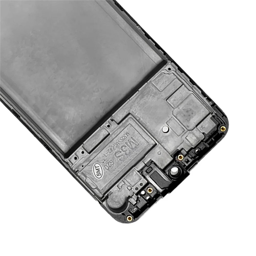 OEM LCD Screen and Digitizer Assembly + Frame Replace Part (Without Logo) for Samsung Galaxy M21 SM-M215 - Black - 3