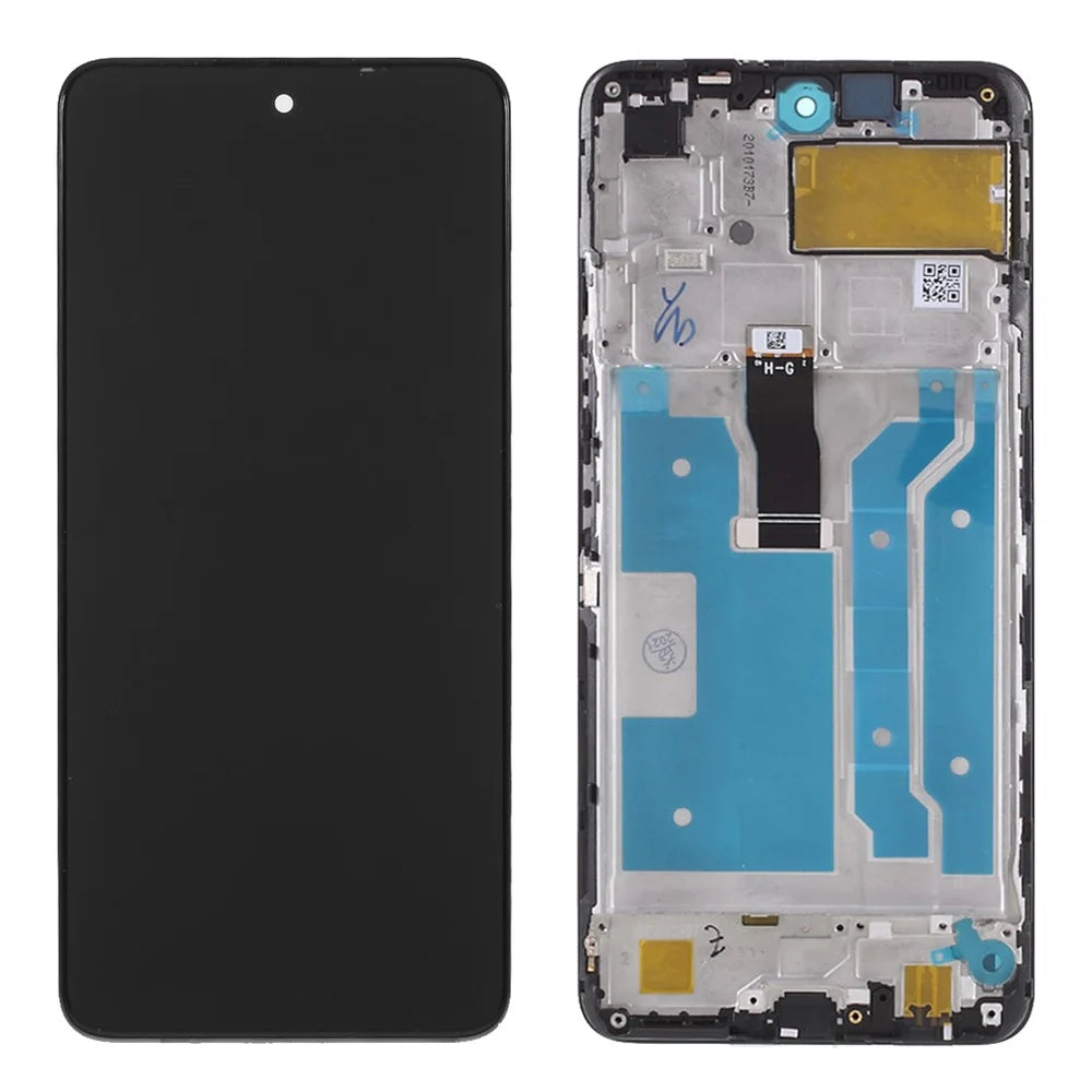 LCD Screen and Digitizer Assembly + Frame Part (Without Logo) for Honor 10X Lite - 1