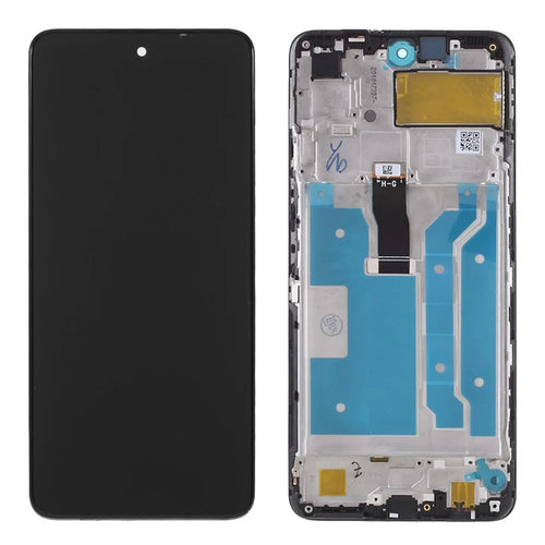 LCD Screen and Digitizer Assembly + Frame Part (Without Logo) for Honor 10X Lite - 1