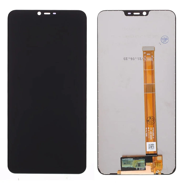 LCD Screen and Digitizer Assembly Part for Oppo A12e - Black - 1