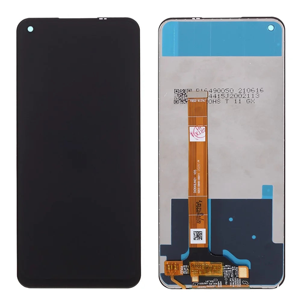 LCD Screen and Digitizer Assembly Repair Part for Oppo A73 5G / Oppo A72 5G / Realme V5 5G / Realme Q2 / K7X - Black - 1