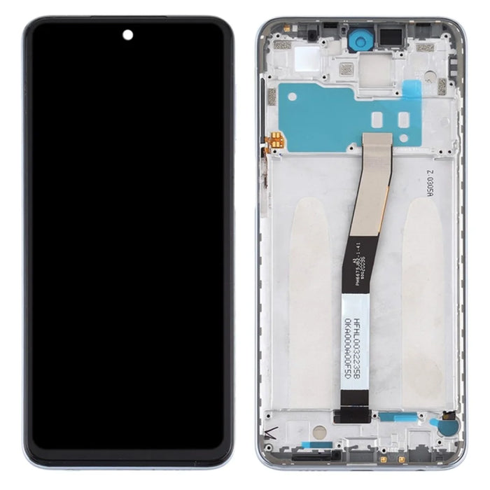 LCD Screen and Digitizer Assembly + Frame Repair Part for Xiaomi Redmi Note 9S / Note 9 Pro - White(Glacier White) - 1