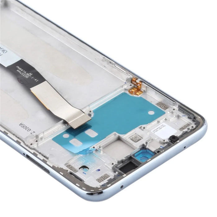 LCD Screen and Digitizer Assembly + Frame Repair Part for Xiaomi Redmi Note 9S / Note 9 Pro - White(Glacier White) - 2