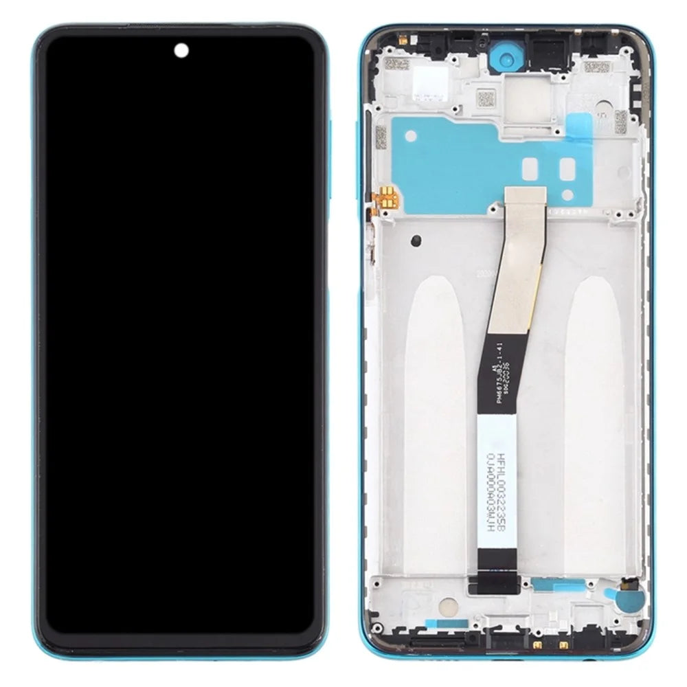 LCD Screen and Digitizer Assembly + Frame Repair Part (without Logo) for Xiaomi Redmi Note 9S / Note 9 Pro - Blue (Aurora Blue) - 1