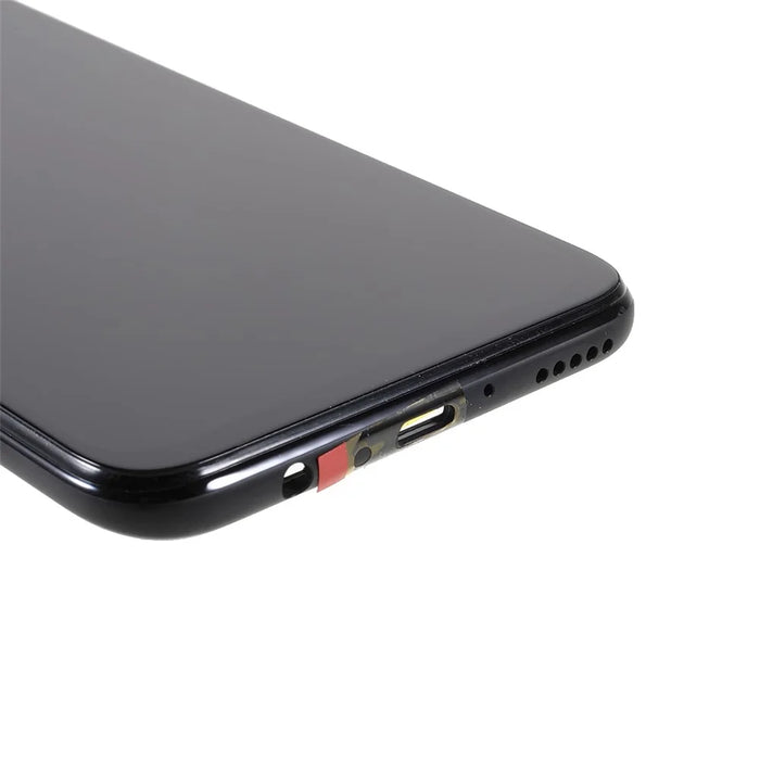 For Huawei P40 lite 4G/nova 6 SE LCD Display Screen and Digitizer Assembly + Frame Replacement Parts (without Logo) - Black - 4