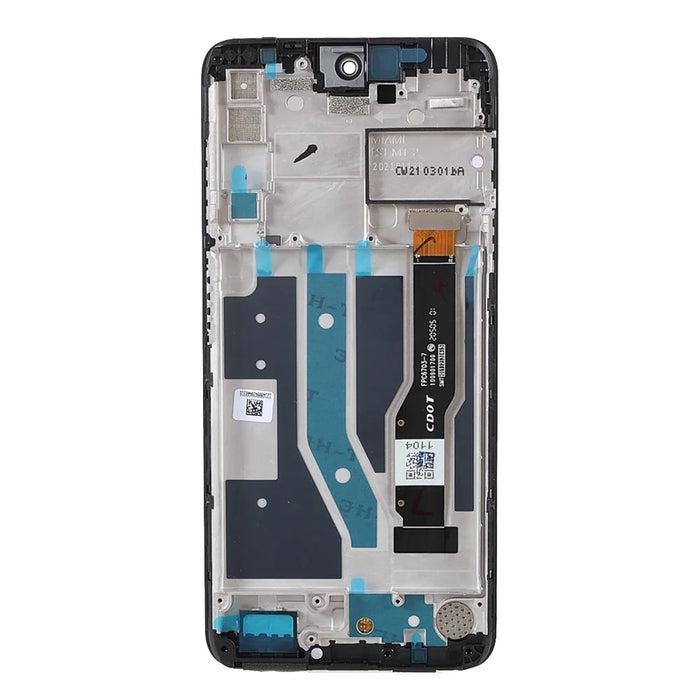 OEM LCD Screen and Digitizer Assembly with Frame (Without Logo) for TCL 20S - 2