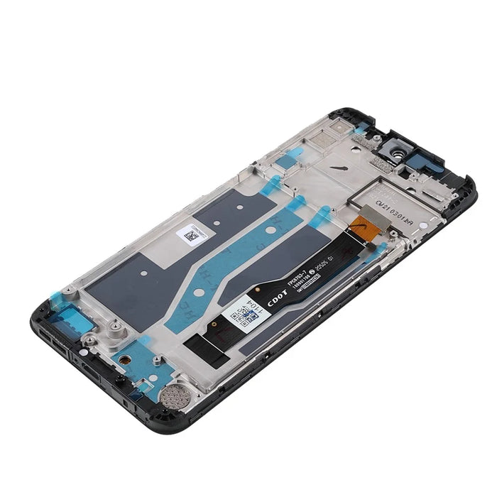 OEM LCD Screen and Digitizer Assembly with Frame (Without Logo) for TCL 20S - 5