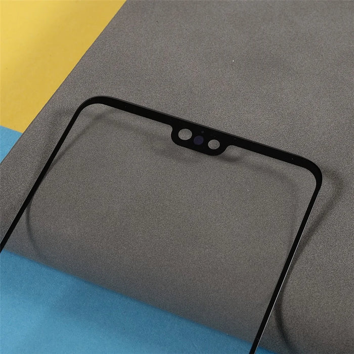 Screen Glass Lens + OCA Adhesive Replacement [with Fingerprint Bracket] for Huawei P20 - 3