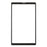 Front Screen Glass Lens Replacement Part (without Logo) for Galaxy Tab A7 Lite 8.7-inch SM-T225 - Black - 1