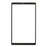 Front Panel Outer Screen Glass Lens Replacement Repair Part (without Logo) for Galaxy Tab A7 Lite 8.7-inch SM-T220 (Wi-Fi) - Black - 1