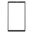 Front Panel Outer Screen Glass Lens Replacement Repair Part (without Logo) for Galaxy Tab A7 Lite 8.7-inch SM-T220 (Wi-Fi) - Black - 2