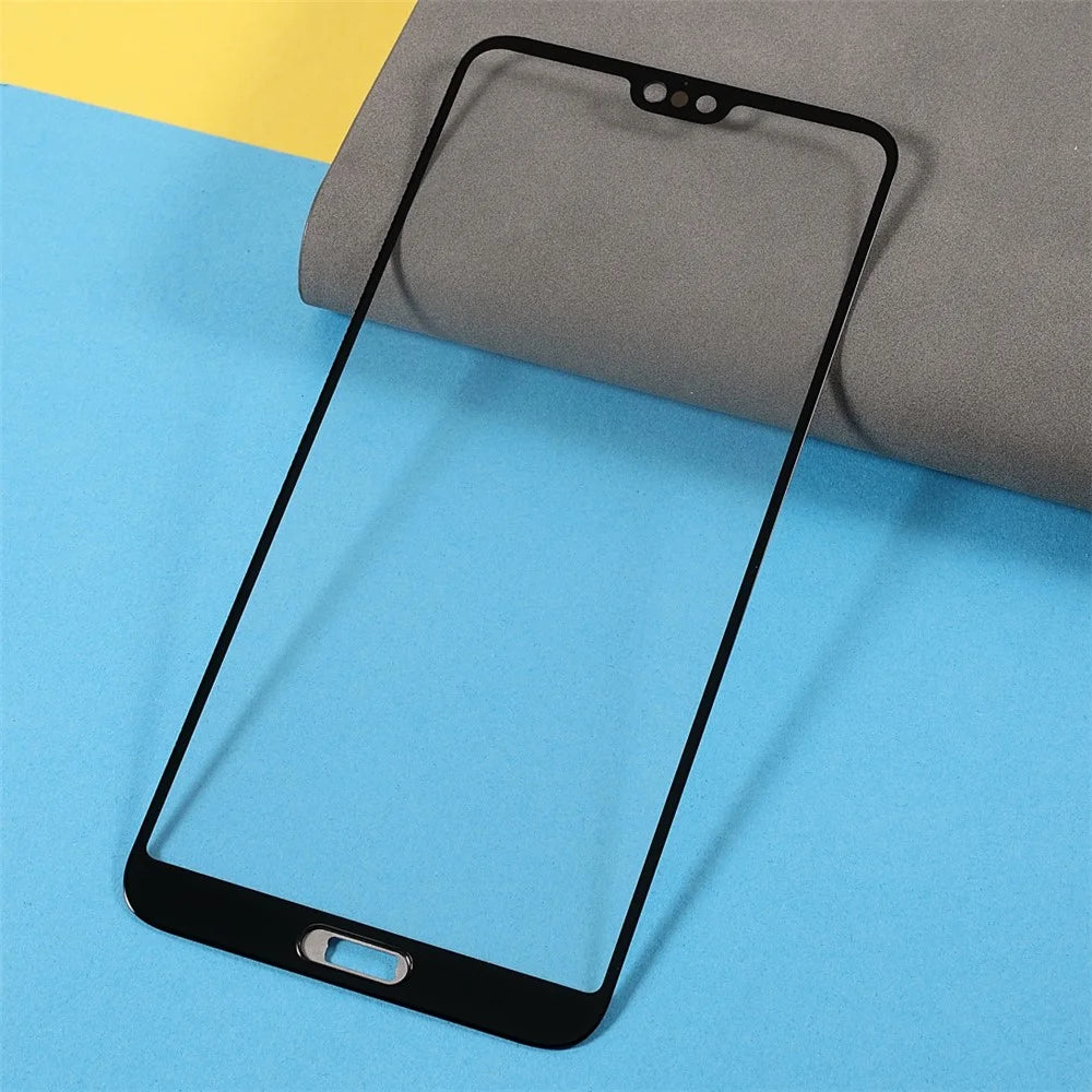 Front Outer Lens Glass Screen Replacement Repair Part (with Fingerprint Bracket) for Huawei P20 Pro - 3