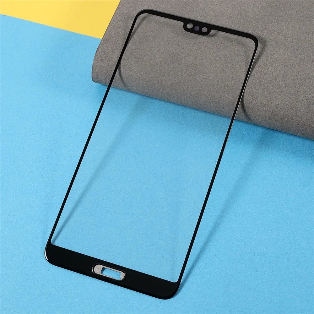 Front Screen Glass Lens Replacement Repair Part (with Fingerprint Bracket) for Huawei P20 - 2