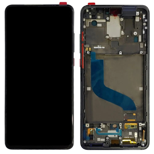 LCD Screen Replacement Touch Display Digitizer Assembly + Frame for Xiaomi Mi 9T / 9T Pro / Redmi K20 / K20 Pro - Black - 1