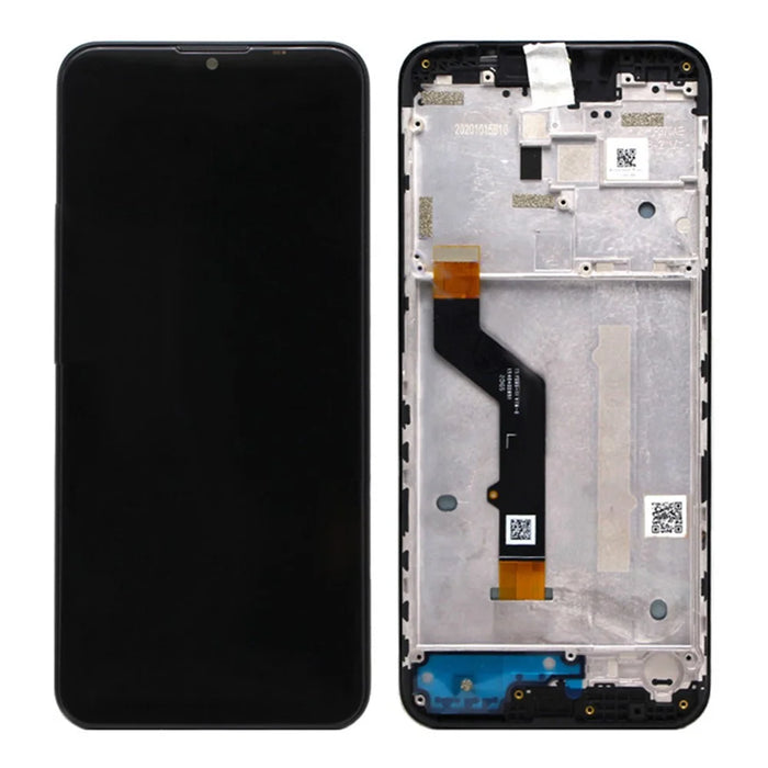 LCD Display and Touch Screen Screen Digitizer Assembly + Frame Replace Part (Without Logo) for Motorola Moto G9 Play - 1