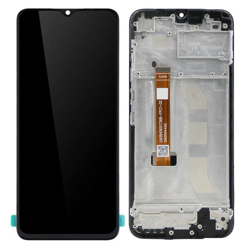 Assembly LCD Screen and Digitizer Assembly + Frame Spare Part for Realme C11 RMX2185 - Black - 1