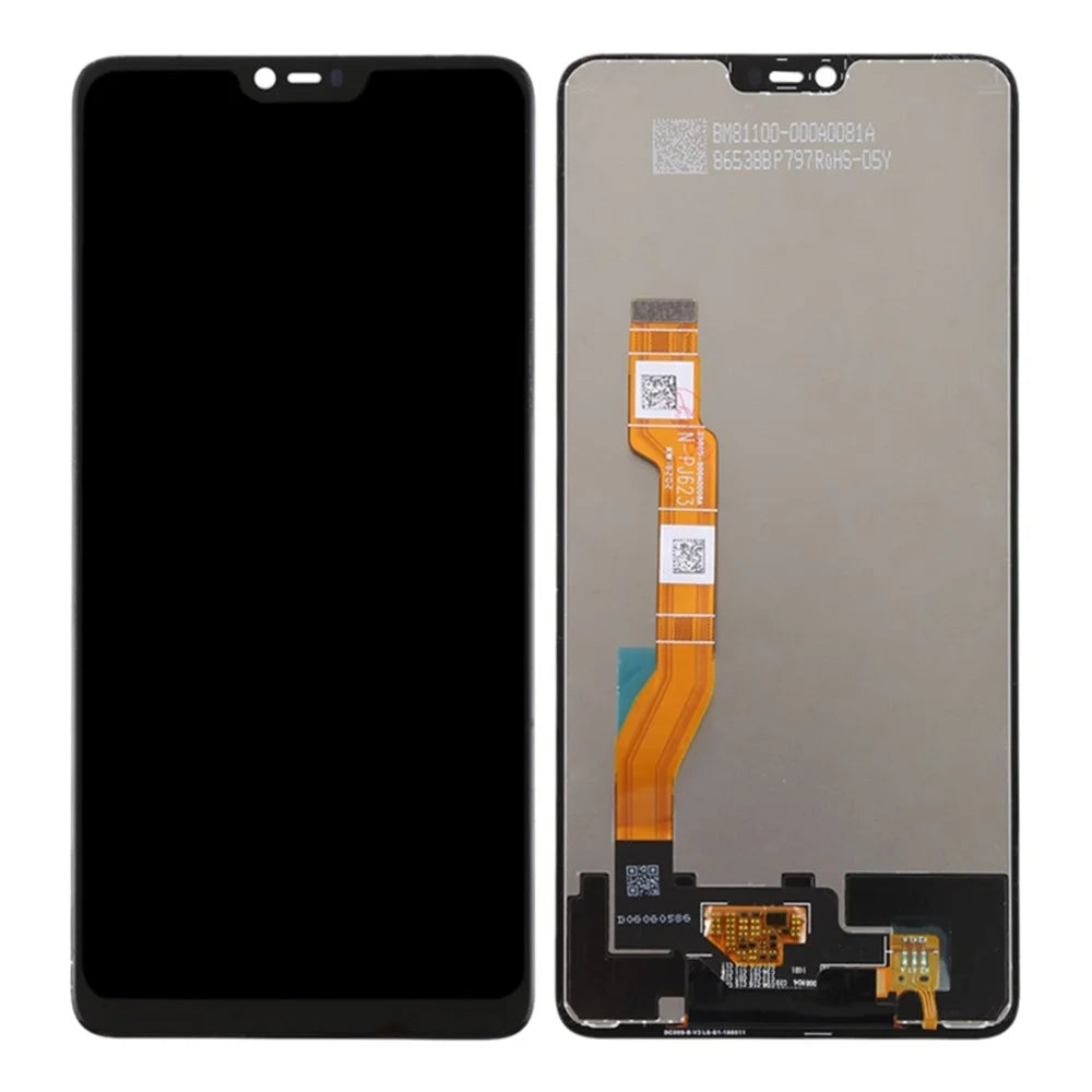 OEM Replacement LCD Screen and Digitizer Assembly Part for OPPO F7/A3 - Black - 1