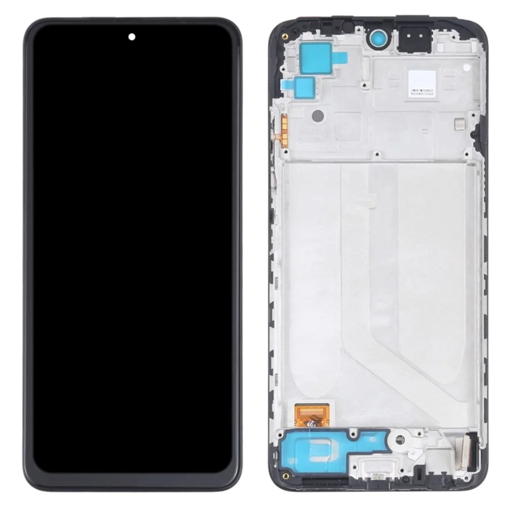Assembly LCD Screen and Digitizer Assembly + Frame Spare Part for Xiaomi Redmi Note 10S / Note 10 4G / Note 11 SE (India) 4G / Poco M5s 4G - Black - 1
