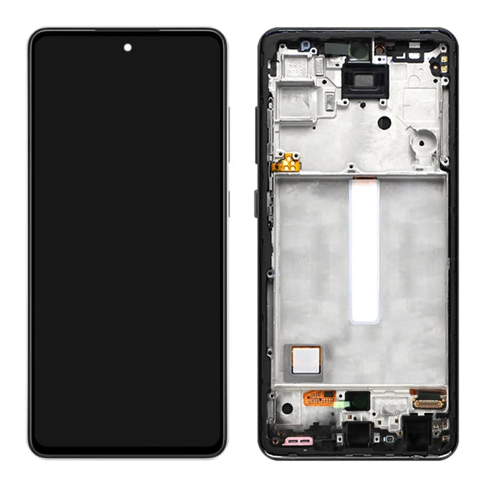 OEM AMOLED Screen and Digitizer Assembly + Frame Replace Part (without Logo) for Samsung Galaxy A52 4G A525 / A52 5G A526 / A52s 5G A528 - 1